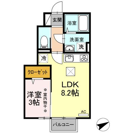 サンライズコーポ Ｇの間取り