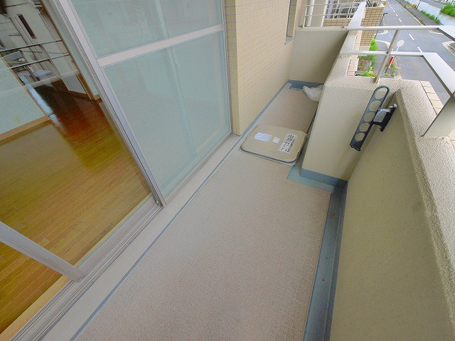 木津南パークサイドヴィレッヂのバルコニー