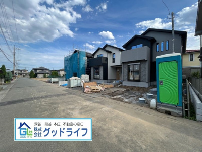 【前面道路含む現地写真】 | 児玉郡上里町七本木74期　新築戸建　全3棟　2号棟