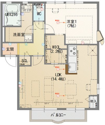 【間取り】 | フレグランス新栄 E棟