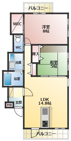【間取り】 | ルシオ藤井寺
