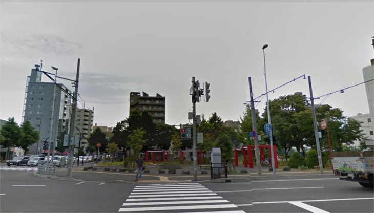 南9条緑地（770m） 