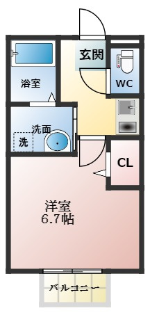 【間取り】 | セジュールシャトレー　A棟