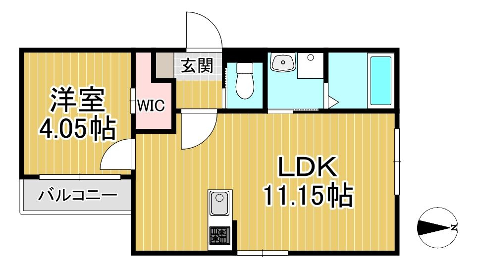 BRAVE　BASE　久留米東　B号の間取り