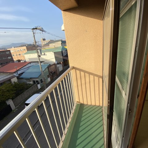 サンハイツのバルコニー