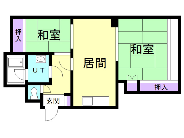 サンハイツの間取り