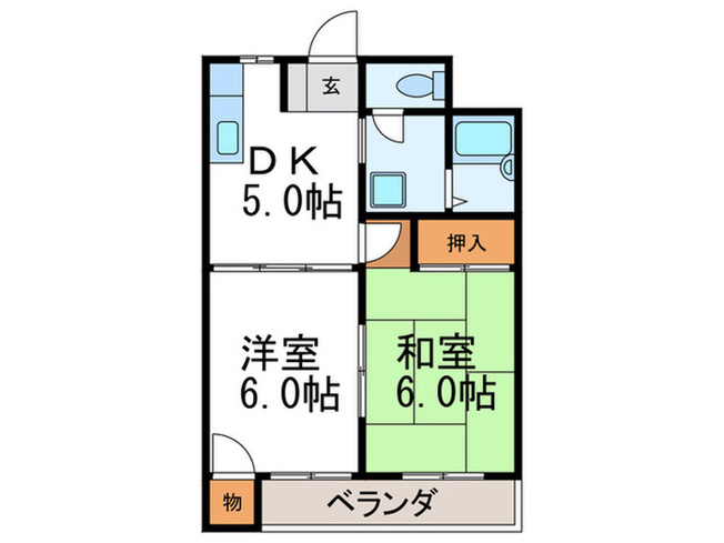 【間取り】 | カセイハイツ