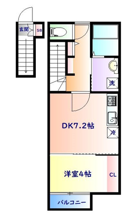こちらのお部屋はリビング8帖あります♪
