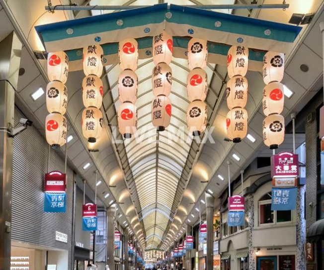 寺町京極商店街（537m）