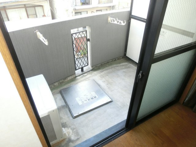 奥行きのあるバルコニー☆