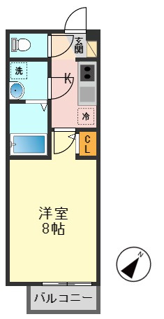 ブルージュ篠崎の間取り