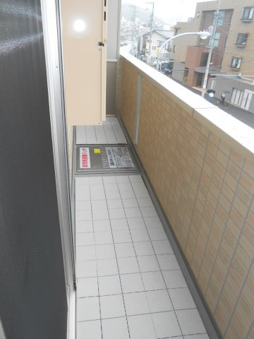 リヴィエール本町IIIのバルコニー