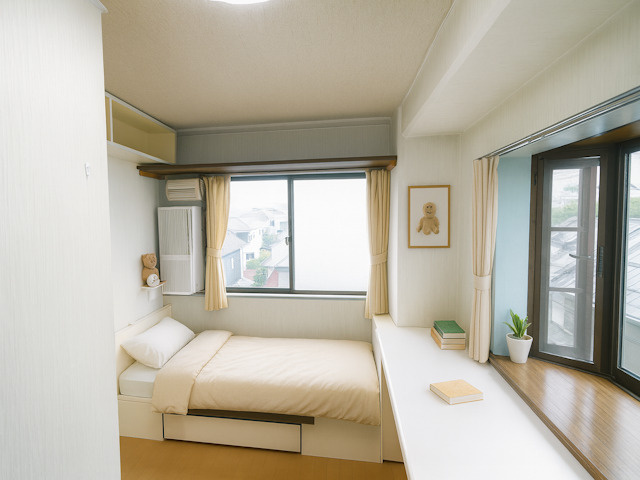 マンションアモリーノの居間・リビング|CGで家具等を配置したもので家具等は含まれません。