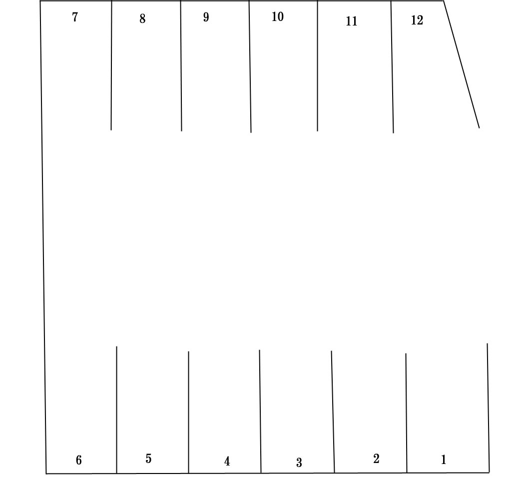藤江駐車場の区画図
