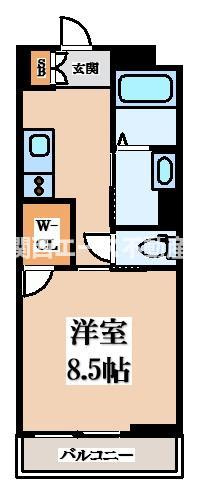 【間取り】 | シャーメゾンオーク八戸ノ里