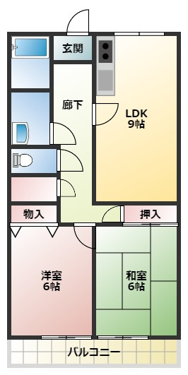 【間取り】 | グリーンコート川西