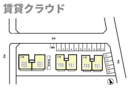 ドリームマウンテン　Ｄの区画図
