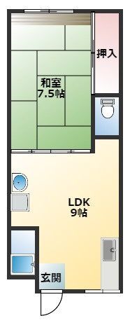 【間取り】 | 川西ハイツ