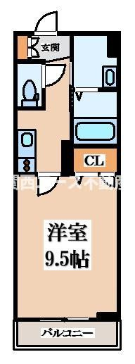【間取り】 | シャーメゾンオーク八戸ノ里