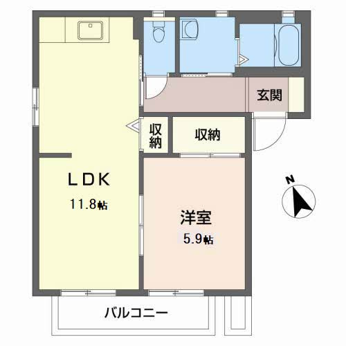 【間取り】 | シャーメゾン東小羽山