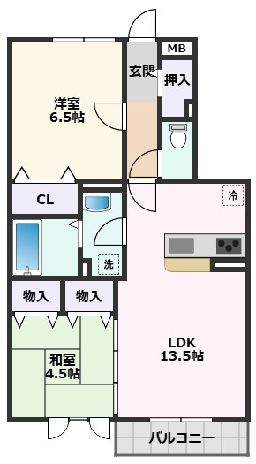 【間取り】 | サンスクエア千里万博A棟