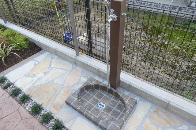 倉敷市茶屋町のアパートのその他共用部分|ペット用足洗い場