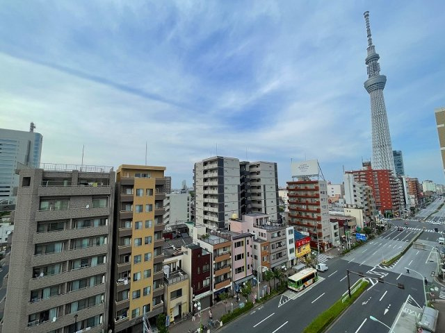 グリーンキャピタル吾妻橋　8階　角　部屋　リ　ノベーション済　家具付の展望