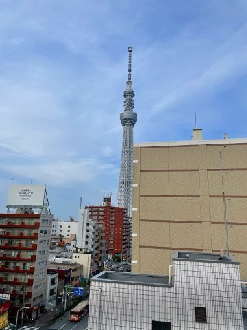 グリーンキャピタル吾妻橋　8階　角　部屋　リ　ノベーション済　家具付の展望