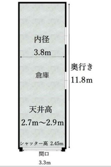 【間取り】 | ＳＫＫ２貸倉庫  