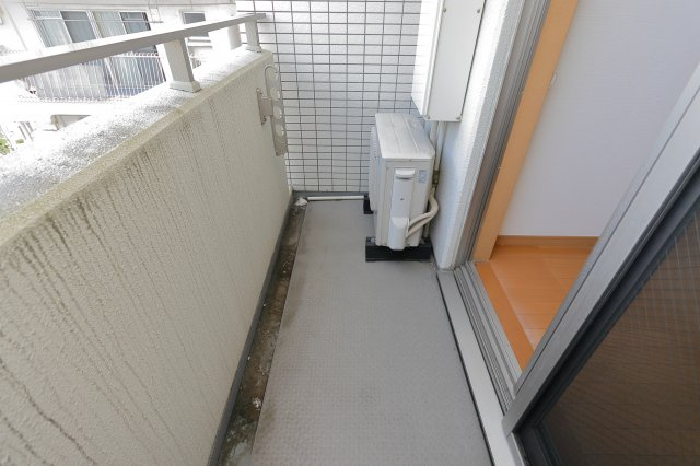 ザパームスシンコイワのバルコニー