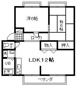【間取り】 | ハイツサングレイスＡ棟