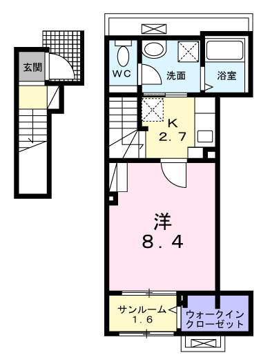 KMCグランドシャトーの間取り