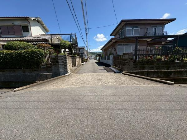 和歌山市木ノ本　1号地　の前面道路含む現地写真