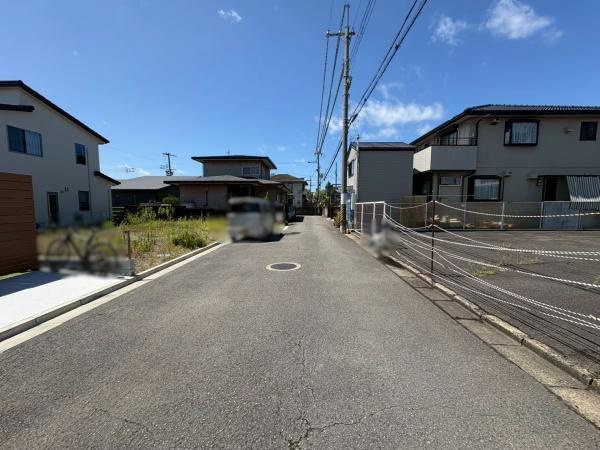 和歌山市木ノ本　1号地　の前面道路含む現地写真