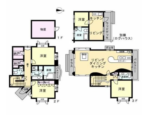 【間取り】 | イトーピア一碧湖畔台別荘地　戸建