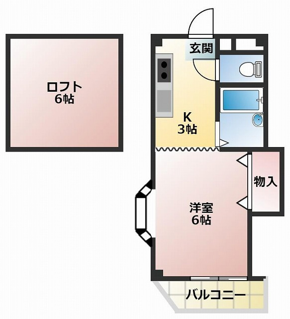 しおやハイツの間取り