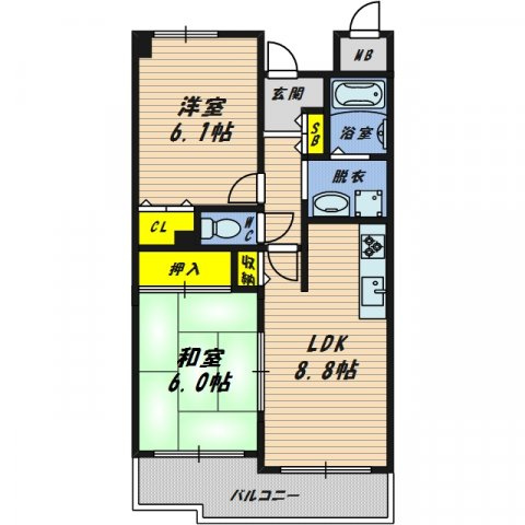 【間取り】 | 今福パークレジデンス