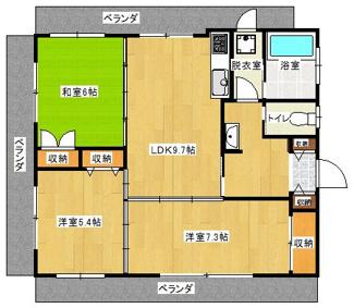 【間取り】 | マンションまさ
