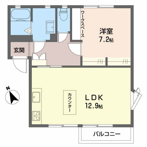 メゾンフレールの間取り