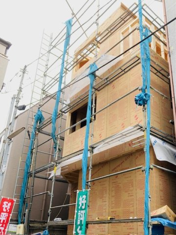 江戸川区松島4丁目　新築戸建ての外観|2023年9月撮影