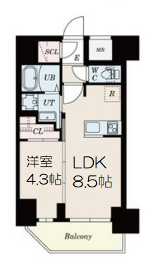 【間取り】 | セレニテ本町リアン
