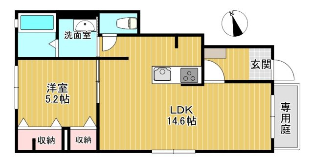 【間取り】 | サンメゾン高次 | 間取りです