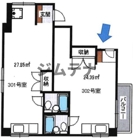 【間取り】 | クレール曽根
