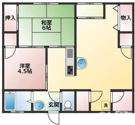 【間取り】 | 庄内ユタカマンション