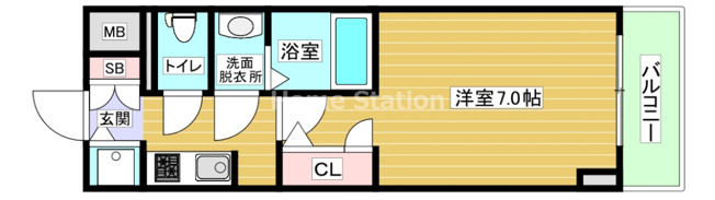 【間取り】 | S-RESIDENCE福島アロヴィータ