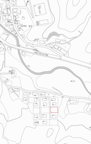 売土地　美東町の土地図