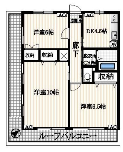 エクセル調布の間取り
