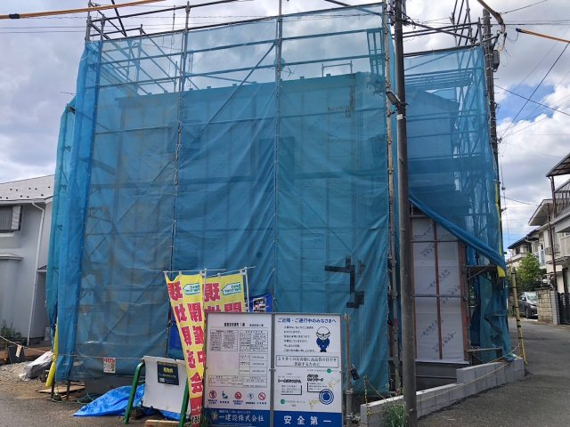 西東京市東町　新築戸建ての外観|令和5年9月2日撮影
