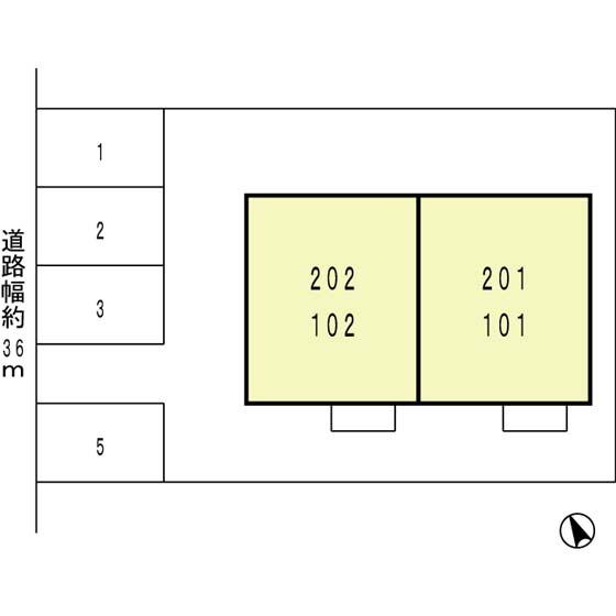 サントゥールミディの区画図