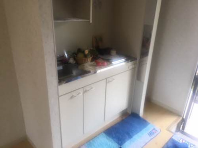 【キッチン】 | カーサクレールＢ棟 | コンパクトなキッチンで掃除もラクラク